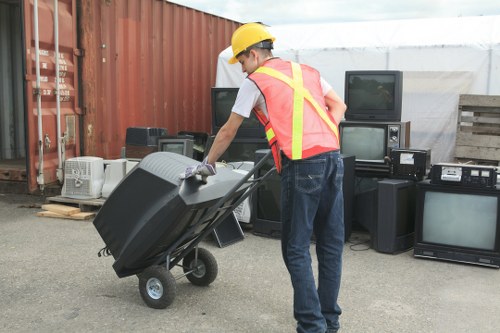 Sustainable waste management practices at a Parsons Green construction site